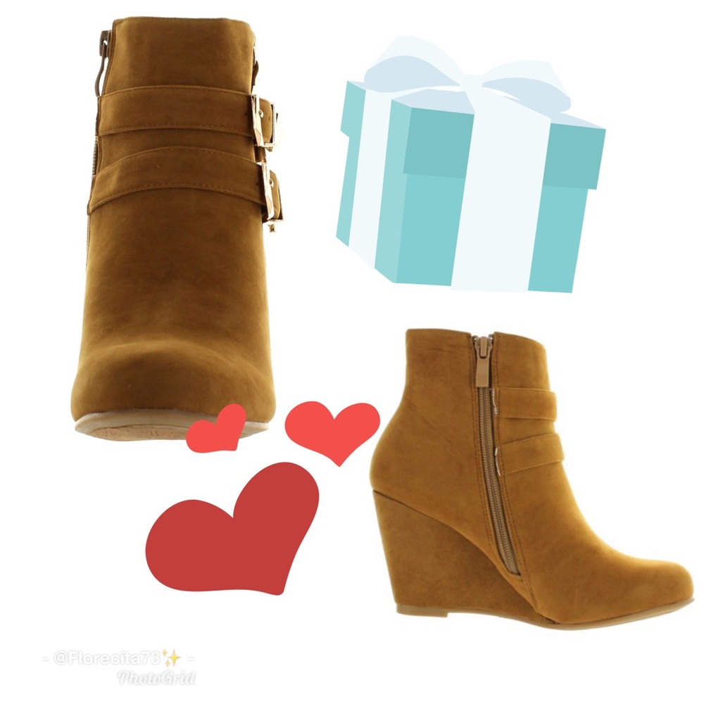 Tan wedge 21